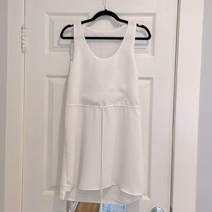 Zara white sleeveless dress XS lined